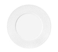 Fade Avena Piatto Rotondo D 30 Cm Ceramica Bianco