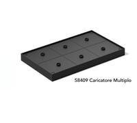 Fade Base Ricarica Lampada Aladina 6 Postazioni Modulare Nera