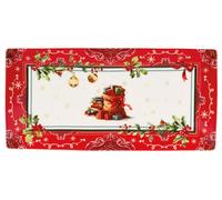 Fade Cadeaux Vassoio Rettangolare Natalizio 31,5 x 15,5 Cm Rosso