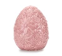 Fade Floral Egg Uovo Decorativo 13,5 x 16,5 Cm Rosa