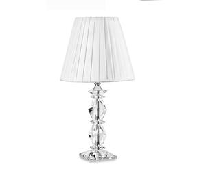 Fade Lampada in Cristallo Murano H 67 Cm - Lampada da Tavolo Elegante Design Classico