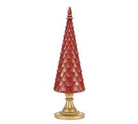 Fade Magic Wood Albero Natalizio 12 x 42 Cm Resina Rosso