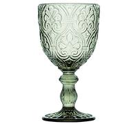 Fade Maison Set 6 calici acqua o vino 300 ml in vetro grigio modello Corinto