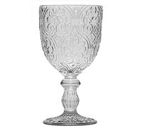 Fade Maison Set 6 calici acqua o vino 300 ml in vetro trasparente modello Corinto