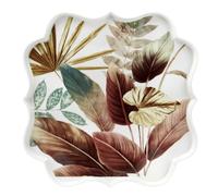 Fade Malika piatto quadrato cm 30 in fine porcellana