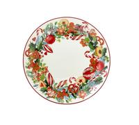 Fade penny, piatto rotondo da 30 cm in fine porcellana