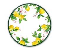 Fade Piatto Rotondo Jaffa Melamina D 44,5 cm - Vassoio Grande Resistente per Tavola e Servizio
