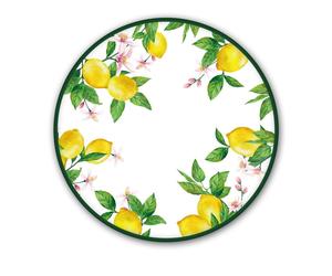 Fade Piatto Rotondo Jaffa Melamina D 44,5 cm - Vassoio Grande Resistente per Tavola e Servizio