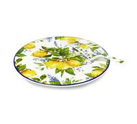 Fade Piatto Torta Soraya 30 Cm in Porcellana con Paletta - Set Elegante per Servire Dolci