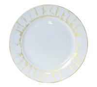 Fade rays oro, piatto da portata cm 30,5 in finissima porcellana
