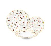 Fade Star, servizio piatti 18 pezzi in fine porcellana, qualità extra - 8016175577294