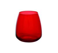 Fade Set 6 bicchieri d'acqua in vetro rosso "Passion" colorati moderni 400 ml