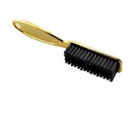 Fade Spazzola Pettine Forbici Spazzola Per La Pulizia Salone Di Parrucchiere Pelle Fade Vintage Olio Testa Forma Scultura Spazzola Di Pulizia Oro 3PCDurability