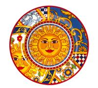 Fade Vittoria, piatto rotondo da 30 cm in fine porcellana