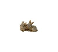 FADEDA Conigli/altezza: 1cm/dipinta a mano/figurine del presepe fedeli ai dettagli, decorazione della tavola di Natale accessori presepe