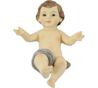 FADEDA Gesù Bambino Altezza Libera 5 cm Statuine per Presepe Dipinte a Mano Dettagliate Figure per la Decorazione Natalizia da Tavolo Accessori per Presepe