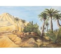 FADEDA Palmo sfondo/altezza: 70 cm/dipinto a mano/figure di presepe dettagliate - decorazione della tavola di Natale culla accessori