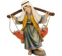 FADEDA portatore d'acqua/altezza: 8 cm/figure del presepe dipinte a mano/dettagliate decorazione della tavola di Natale accessori per presepe
