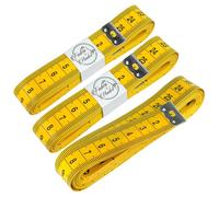 Faden & Nadel - Metro a Nastro, 3 Pezzi, Lunghezza 300 cm, Colore: Giallo