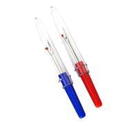 Faden & Nadel Set di 2 tagliacuture, lunghezza 8,5 cm, con cappuccio protettivo, in rosso e blu