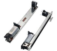 Fader elettrico in metallo argentato B10k per Rsa0n11m9a0j compatibile con Dm1000 e M7clls9 Mixer potenziometro motore 100 mm viaggio lunga durata controllo audio parte di ricambio per sistemi audio