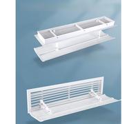 Fadiadem Deflettore di Flusso del condizionatore d'Aria Coperchio di sfiato AC Centrale, Coperchio deviatore Aria Ala d'Aria Regolabile, Parabrezza deflettore Soffio Anti-Diretto