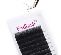 FADLASH Classico Extension Ciglia Professionale Singole Lashes C Curl 1:1 Ciglia Finte Individuale Volume Estensioni delle Ciglia Naturale Lunghezza Mista (0.18-C, 8-14mm)