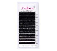 FADLASH Classico Extension Ciglia Professionale Singole Lashes D Curl 1:1 Ciglia Finte Individuale Volume Estensioni delle Ciglia Naturale Lunghezza Mista (0.15-D, 8-14mm)
