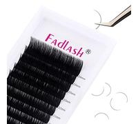 FADLASH Classico Extension Ciglia Professionale Singole Lashes L Curl 1:1 Ciglia Finte Individuale Volume Estensioni delle Ciglia Naturale Lunghezza Mista (0.07-L, 8-14mm)