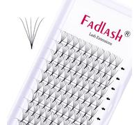 FADLASH Extension Ciglia Ciuffetti 5D 0,07mm Curva D 11mm Ciglia Finte a Ciuffetti Premade Fans Lashes Cluster