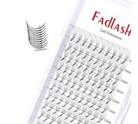 FADLASH Extension Ciglia Ciuffetti 6D 0,07mm Curva C Mix 8-14mm Ciglia Finte a Ciuffetti Premade Fans Lashes Cluster