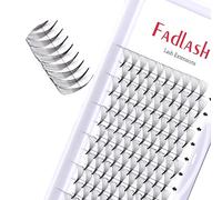 FADLASH Extension Ciglia Ciuffetti 8D 0,07mm Curva C 12mm Ciglia Finte a Ciuffetti Premade Fans Lashes Cluster