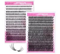FADLASH Set di 520 extension per ciglia fai da te, con linguette singole, 30P 0.07D, ricciolo 8-16 mm, colla per ciglia e sigillante (30D0.07D 8-16 mm, 40D0.07D12-18, 280 + 240 pezzi)