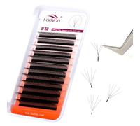 FADVAN 5D W Estensione delle Ciglia Volume Russo Premade Fans Ciglia Finte 0.07C Curl Mix 8-12mm W-Shaped 5D Eyelash Extension Ciglia(0.07C-Mix 8-12)