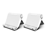 FadyDail Supporto per Telefono Cellulare da Scrivania 2 pezzi, Supporto Regolabile per Telefono Cellulare da Scrivania Supporto Telefono Compatibile con iPhone Samsung HUAWEI Xiaomi (Bianco)
