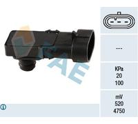 FAE 15016 Sensore, Pressione collettore d'aspirazione per DACIA,NISSAN,OPEL,RENA