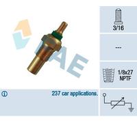 FAE Sensore Temperatura Refrigerante 32010 Verde per FORD