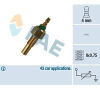 FAE 32170 Sensore, temperatura refrigerante per MAZDA