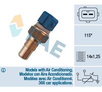 FAE 34110 Sensore, temperatura refrigerante per CITROËN,FIAT,PEUGEOT,ROVER