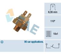 FAE 35480 Termocontatto, spia segnalazione refrigerante per AUDI