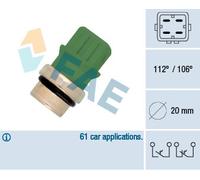 FAE 35590 Termocontatto, spia segnalazione refrigerante per FORD,SEAT,VW