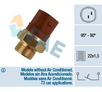 FAE 36270 Termocontatto, Ventola radiatore per AUDI,SEAT,VW