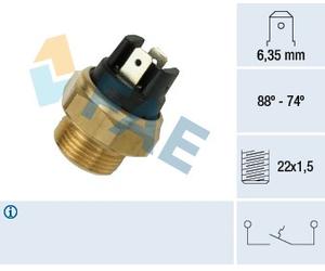 FAE 37420 Termocontatto, Ventola radiatore per ALFA ROMEO