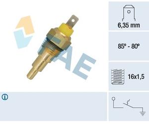 FAE 37630 Termocontatto, Ventola radiatore per MITSUBISHI
