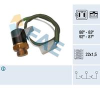 FAE 37830 Termocontatto, Ventola radiatore per FIAT,INNOCENTI