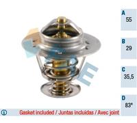 FAE Termostato 5306783 Valvola Termostatica,Termostato Refrigerante FIAT,LANCIA,HYUNDAI,DUCATO Furgonato (244),Ulysse (179_),Scudo Van (220_)