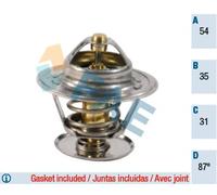 FAE 5307087 Termostato, refrigerante per AUDI,FORD,SEAT,SKODA,VW