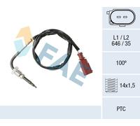 FAE 68002 Sensore, Temperatura gas scarico per AUDI,SEAT,SKODA,VW