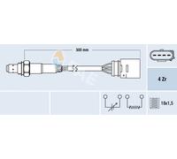FAE 77435 Sonda lambda per SEAT,SKODA,VW