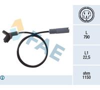 FAE 78017 Sensore, N° giri ruota per BMW